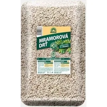 Zahradní dekorace Mramorová drť 7-14 mm 20L