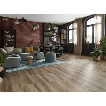 vinylová podlaha Vinylová podlaha zámková na HDF WINEO 400 wood XL Authentic oak brown MLD296WXL