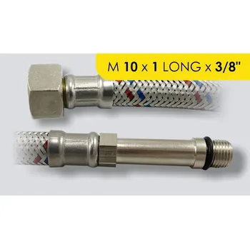 Sifon H-Line připojovací hadička M10x1 LONG-3/8" 50 cm k bateriím