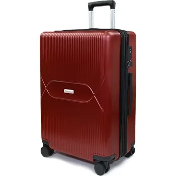 AVANCEA Skořepinový cestovní kufr DE3304 vínová M 66x45x29 cm