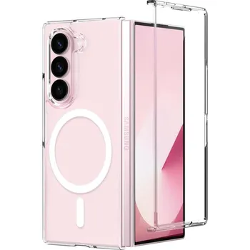 Pouzdro na mobilní telefon MagSafe průhledný kryt z tvrdého silikonu pro Samsung Galaxy Z Fold 6