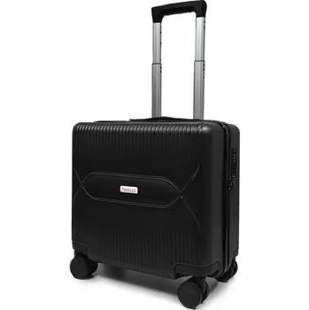 AVANCEA Skořepinový cestovní kufr DE3304 černý XS 43x41x22 cm