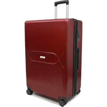 AVANCEA Skořepinový cestovní kufr DE3304 vínový L 76x51x33 cm