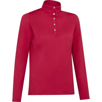 Dámské tričko CALLAWAY Thermal Longsleeve Fleece Back Jersey dámské tričko červené Velikost oblečení: L + Dárková krabička týček