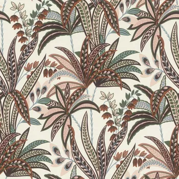 Tapeta Vliesová tapeta hnědý rostlinný vzor 792645 / Tapety na zeď Allegretto (0,53 x 10,05 m) Rasch