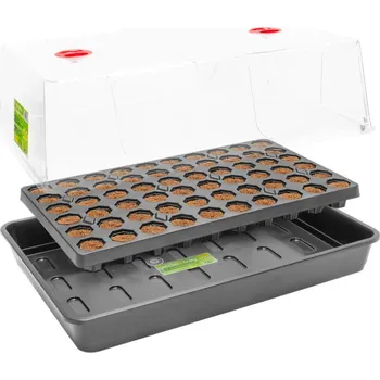 Skleník Root!t Dry Peat Free 60 Cell Propagator Kit skleník nevyhřívaný, 58x40.5x22.5 cm