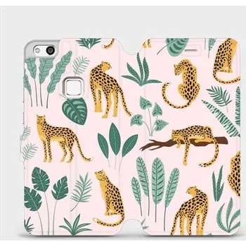 Pouzdro na mobilní telefon Knížkové flip pouzdro Mobiwear - Huawei P10 Lite - MP07S Leopardi - VÝPRODEJ (Knížkové flip pouzdro, obal, kryt Mobiwear na mobil Huawei P10 Lite - MP07S Leopardi)