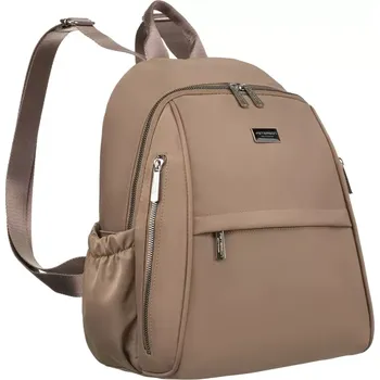 Městský batoh Městský batoh Peterson CP04 (Dámský béžový městský batoh 34 x 26 x 15 cm, 1 přihrádka, 9 kapes)