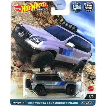 autíčko Hot Wheels Premium HW Off Road 2005 Toyota Land Cruiser Prado