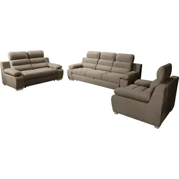 Sedací souprava Sedací souprava Denver 3+2+1, hnědá (angel 5)