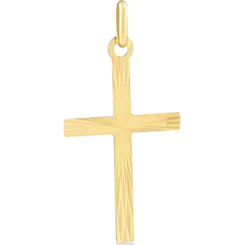 Přívěsek Lillian Vassago Zlatý přívěsek kříž LLV37-GP086Y