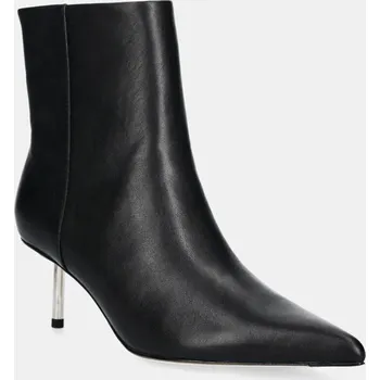 Dámské kozačky Kožené kotníkové boty Stand Studio Madison Studded Boot dámské, černá barva, na podpatku, 66335-7770 66335.7770 99X, EUR 37