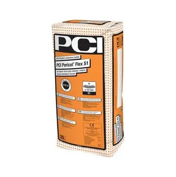 Průmyslové lepidlo PCI CZ - Sika MBCC CZ s.r.o PCI Pericol® Flex S1 bílé flexibilní cementové lepidlo pro všechny druhy obkladů 5 kg