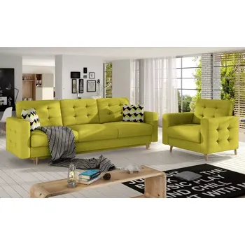 Sedací souprava Sedací souprava Astra 3+1, žlutá (látka - asg 11)