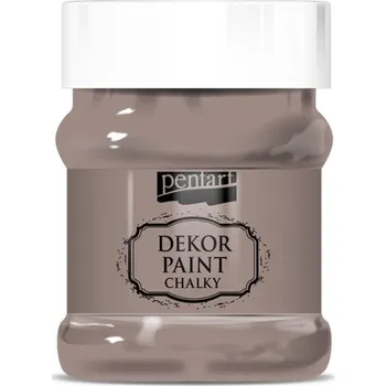 Speciální výtvarná barva Pentart Křídová a dekorační barva PENTART 230 ml MLÉČNÁ ČOKOLÁDA