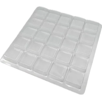 Dárková krabička Samostatný blistr do krabiček na 25 políček do kalendáře a krabičky 28x28x2 cm