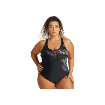 Dámské plavky 2188/PLAVKY ARENA da Donna Vibrancy Plus, Black-Freak Rose, 52-54