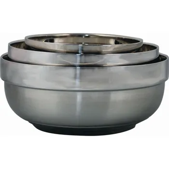 Sada 3 nerezových misek My Weigh