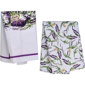 Utěrka BANQUET Sada kuchyňských utěrek LAVENDER 45 x 70 cm, 2 ks (BANQUET Sada kuchyňských utěrek LAVENDER 45 x 70 cm, 2 ks)