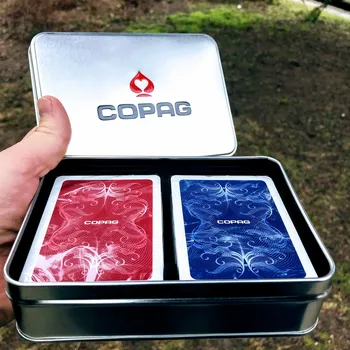 Poker Centennial set COPAG - dvoje plastové pokerové hrací karty