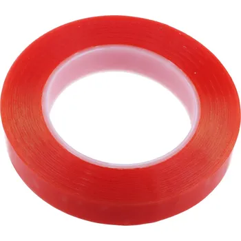 Lepicí páska Oboustranná lepící páska transparentní černá 50m x 20mm kotouč