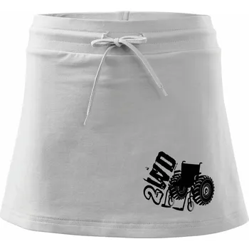 Dámská sukně Vozíčkář 2WD - Sportovní sukně - two in one - S ( Bílá )