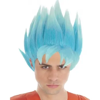 Karnevalová paruka CHAKS Paruka Anime modrá