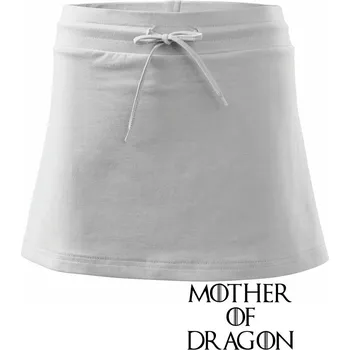 Dámská sukně Mother of Dragon - Sportovní sukně - two in one - XS ( Bílá )