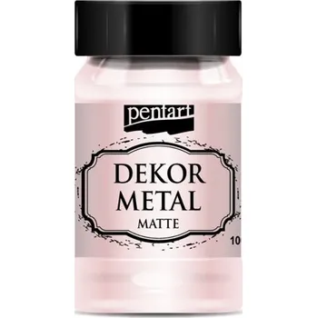 Speciální výtvarná barva Pentart Metalická a dekorační barva PENTART 100 ml RŮŽOVO ZLATÁ
