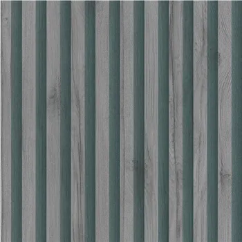 Tapeta Vliesové tapety na zeď lamely tmavě šedo-zelené