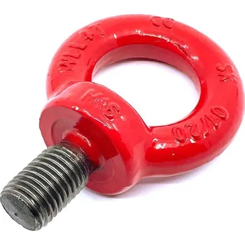 Šroub SVX Závěsné oko DIN 580 tř 80 červené M18 18977