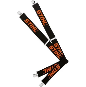 Kšandy šle STIHL s kovovými přezkami černé