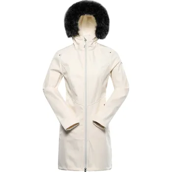 Dámský kabát Dámský softshellový kabát ALPINE PRO Ibora béžový Velikost: L