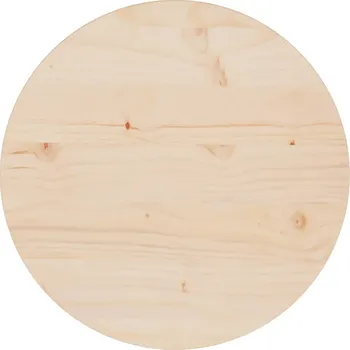 Barový stolek OMAXI Stolní deska Ø 40 x 2,5 cm masivní borové dřevo 875599