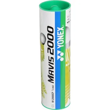 Badmintonový košíček Yonex Mavis 2000 badmintonové míčky zelená balení tuba 6 ks
