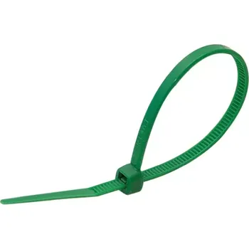 Stahovací páska Tracon 190Z stahovací pásky, zelené 203×4,6mm, D=2-52mm, PA6.6 balení 100 ks (Tracon 190Z)