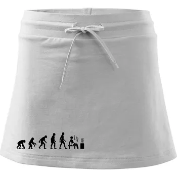 Dámská sukně Evoluce sauna - Sportovní sukně - two in one - XL ( Bílá )