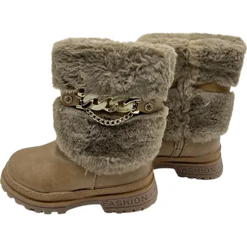 Dámská obuv Dětské zimní kozačky hnědé A-9 Velikost: 35