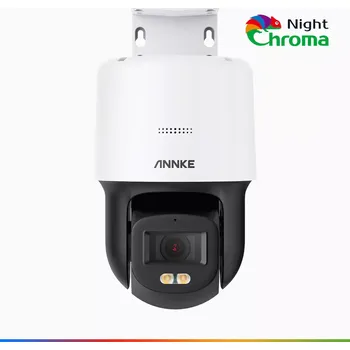 IP kamera 5MP IP PoE PTZ kamera, NightChroma, H