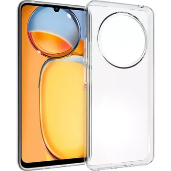 Pouzdro na mobilní telefon Pouzdro BACK CASE ULTRA SLIM 0,5 mm pro Xiaomi Redmi 14C / Poco C75 - čiré (Ultratenké silikonové pouzdro BACK CASE ULTRA SLIM pro Xiaomi Redmi 14C / Poco C75 – minimalistická ochrana a maximální praktičnost)