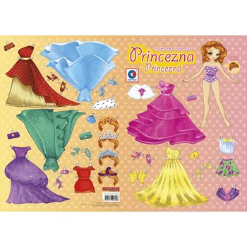 omalovánky Vystřihovánka Princezna