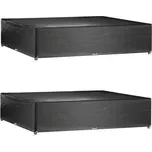 Plachty na zahradní nábytek 2 ks 16 oček 240x240x55 cm čtverec IM_3155355