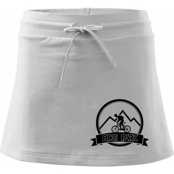 Dámská sukně Bike park postava - Sportovní sukně - two in one - XS ( Bílá )