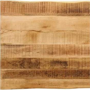 Psací stůl OMAXI Stolní deska živá hrana 60x60x2,5 cm masivní hrubý mangovník 093935