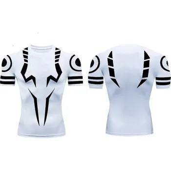 Vzorovaná souprava pro pány tričko a šortky Anime Jujutsu Velikost: M, Barva (Varianta): SUGANDX010