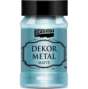 Speciální výtvarná barva Pentart Metalická a dekorační barva PENTART 100 ml TYRKYSOVÁ