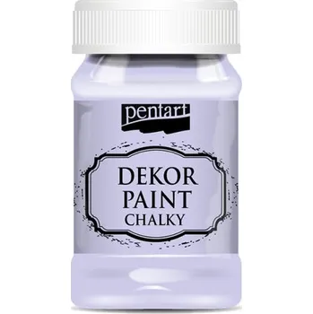 Speciální výtvarná barva Pentart Křídová a dekorační barva PENTART 100 ml SVĚTLÁ LILA