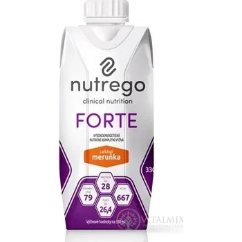 Speciální výživa Nutrego FORTE s příchutí meruňka 330 ml