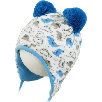 Kojenecká čepice ROCKINO Dětská zimní čepice, zvířátka dino Varianta: 44cm