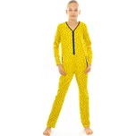 Dendy Dívčí overal pyžamový dlouhý Yellow Velikost: 128